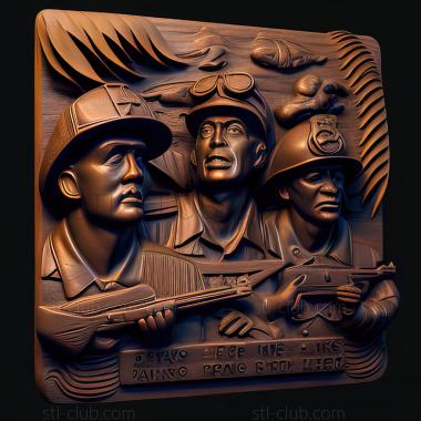 3D модель Игра Герои Тихого океана (STL)